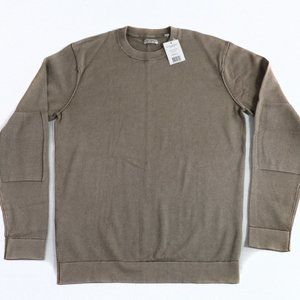 Oobe Beig Crew-Neck Long Sleeve Top Sweater